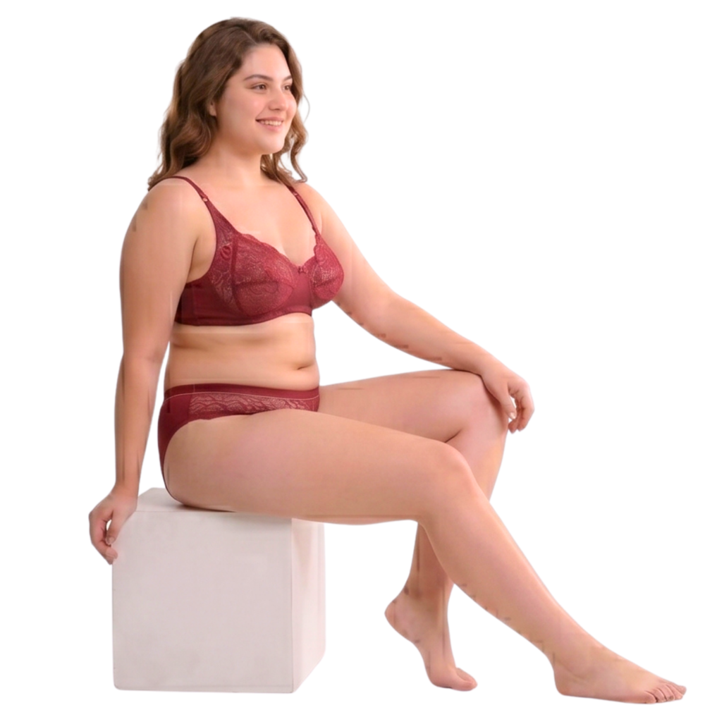 Apple Cut Lingerie Set